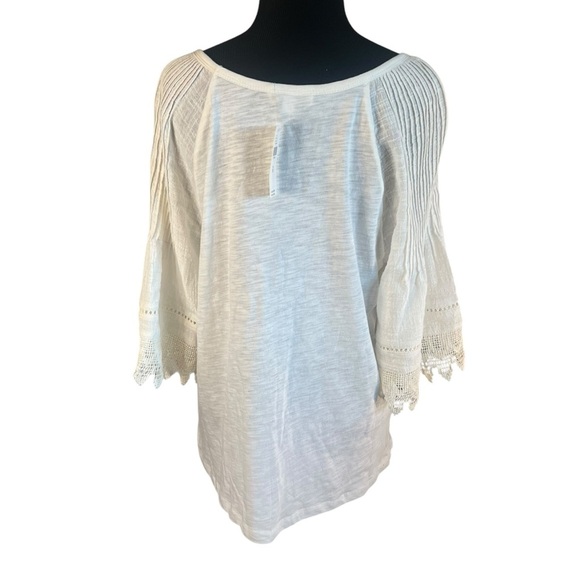 Eri & Ali Anthropologie Crochet Lace Boho Blouse - Size Medium, NWT - Picture 4 of 11